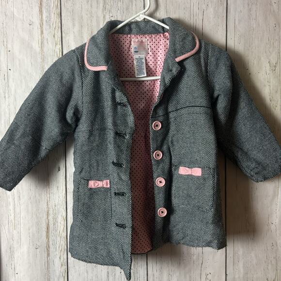 Old Navy Girl’s Vintage Style Toddler Dressy Button Front Coat Sz 5T - Picture 1 of 9
